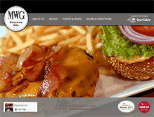 Tablet Screenshot of maplewoodgrill.com